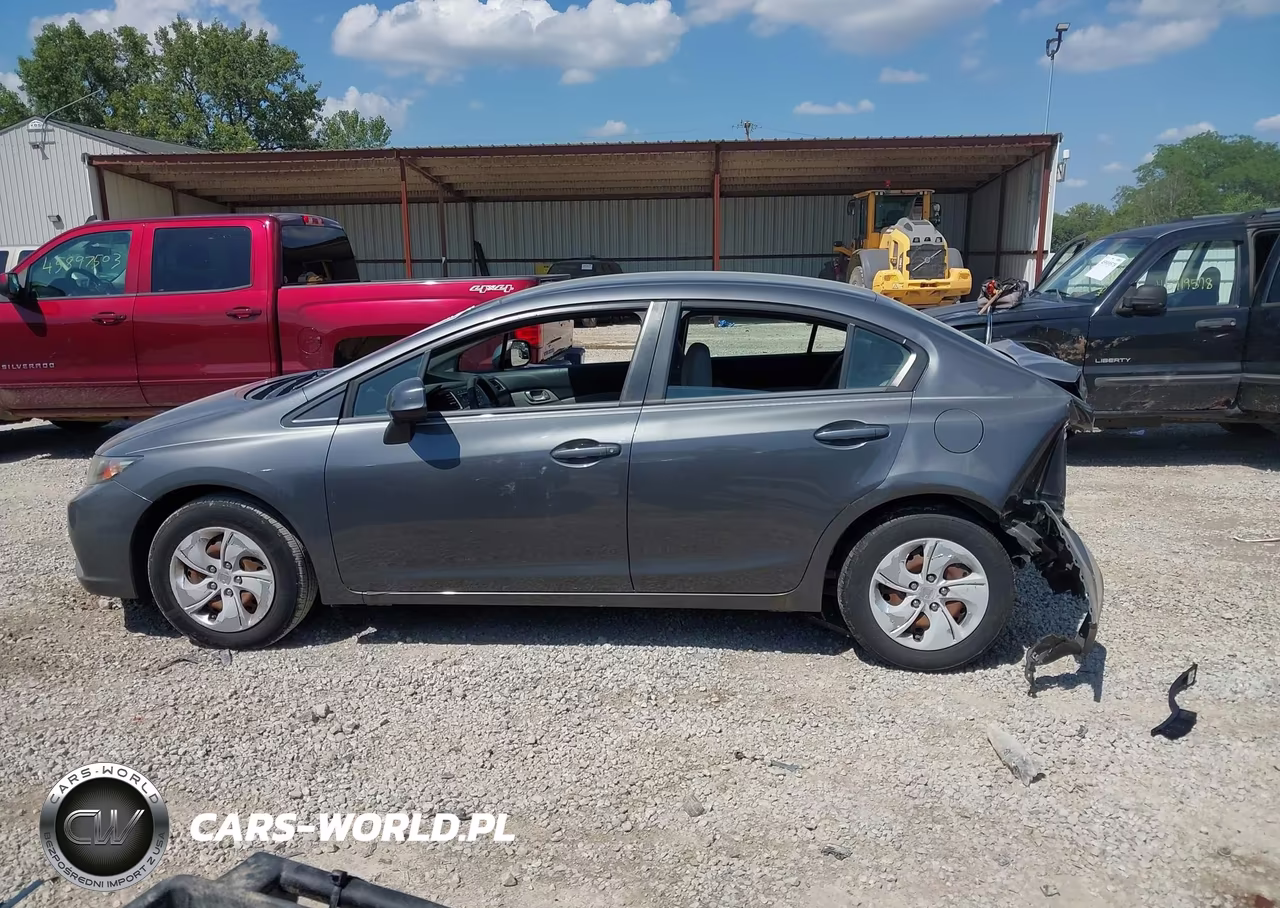 2013 Honda Civic Lx VIN:19XFB2F52DE078487 - 14