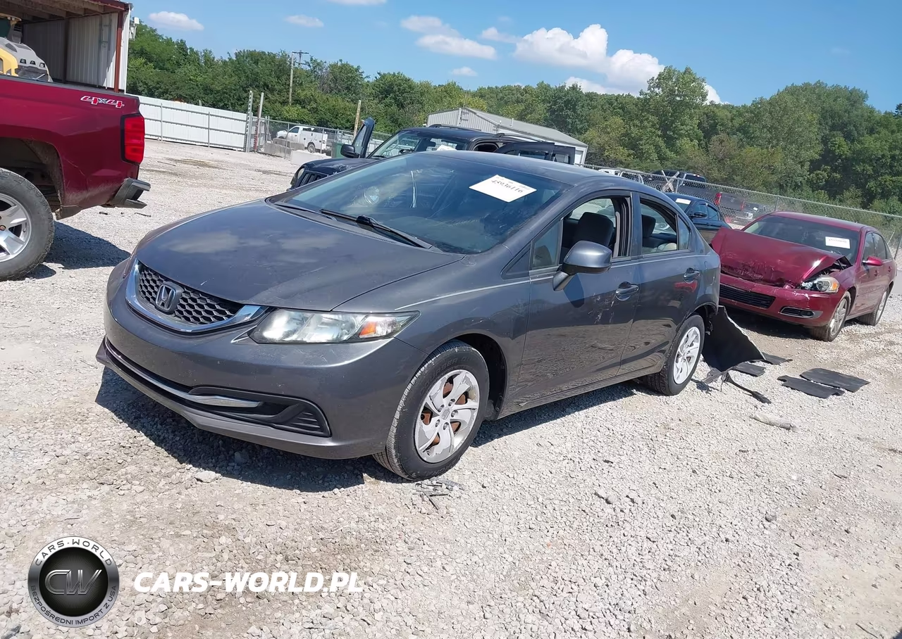 2013 Honda Civic Lx VIN:19XFB2F52DE078487 - 2