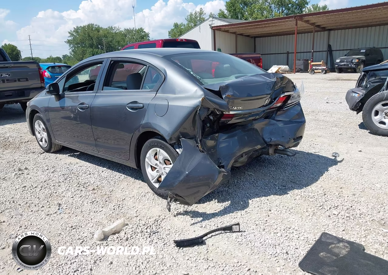 2013 Honda Civic Lx VIN:19XFB2F52DE078487 - 3