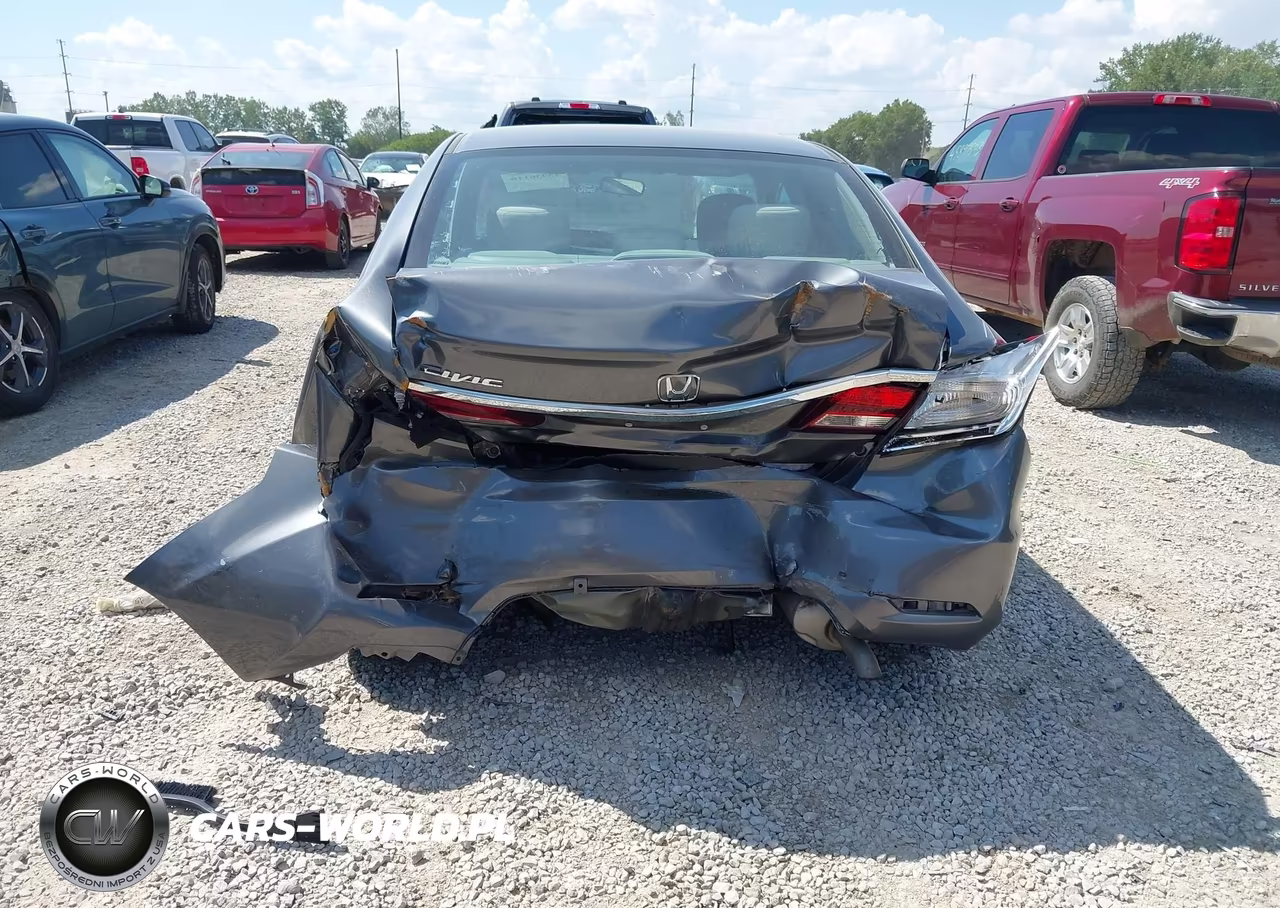 2013 Honda Civic Lx VIN:19XFB2F52DE078487 - 6