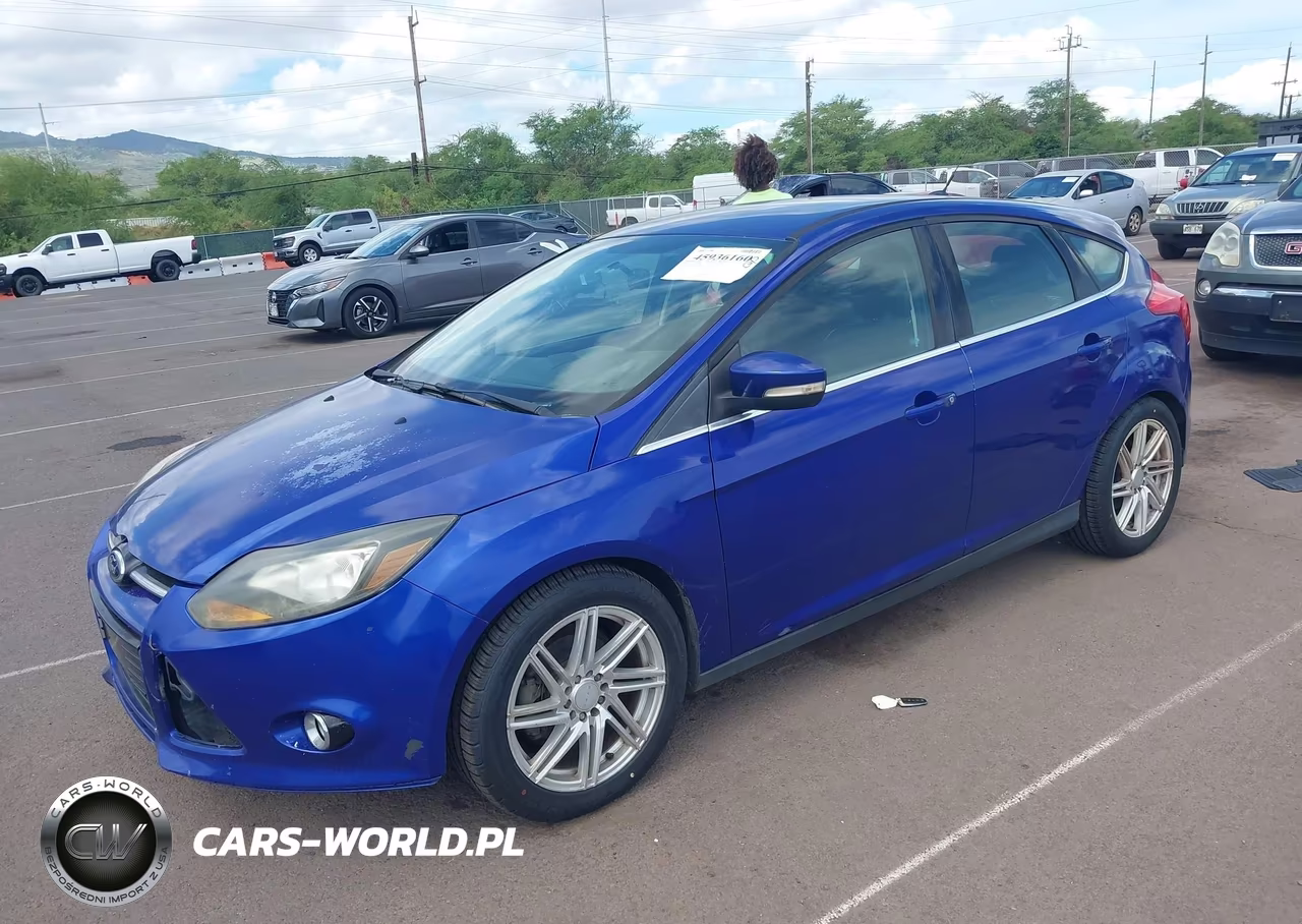 2014 Ford Focus Titanium VIN:1FADP3N21EL123942 - 2