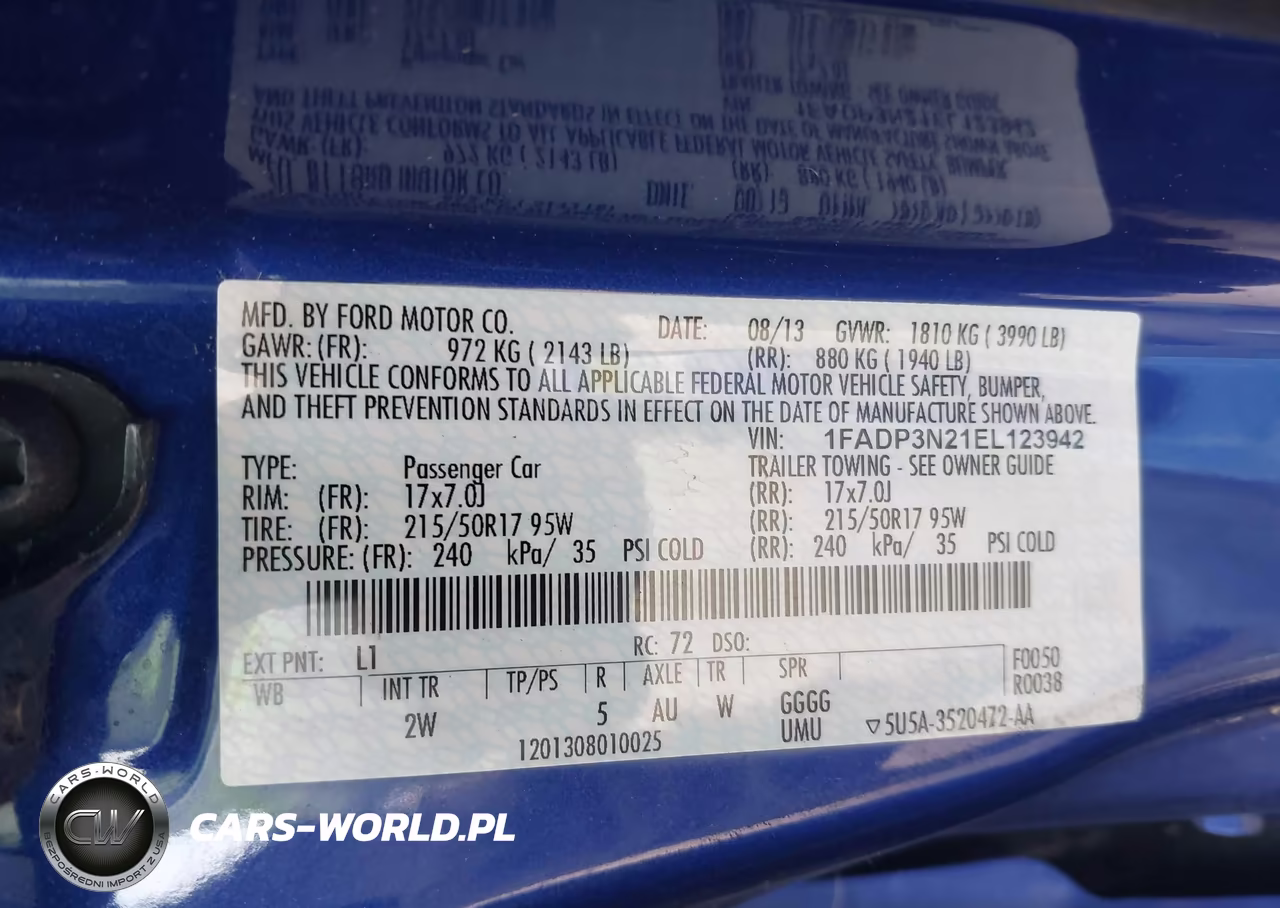 2014 Ford Focus Titanium VIN:1FADP3N21EL123942 - 9