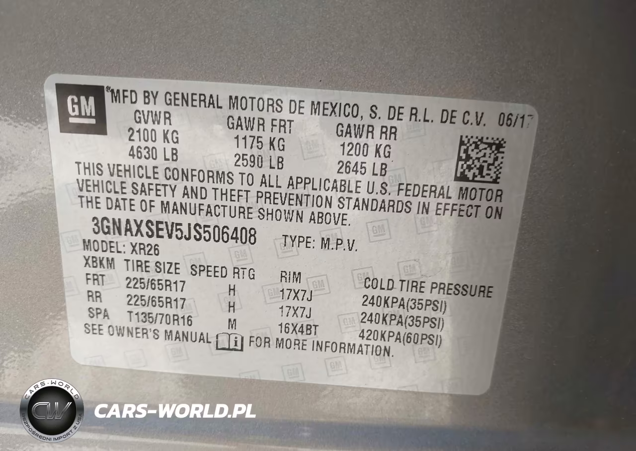 2018 Chevrolet Equinox Lt VIN:3GNAXSEV5JS506408 - 9