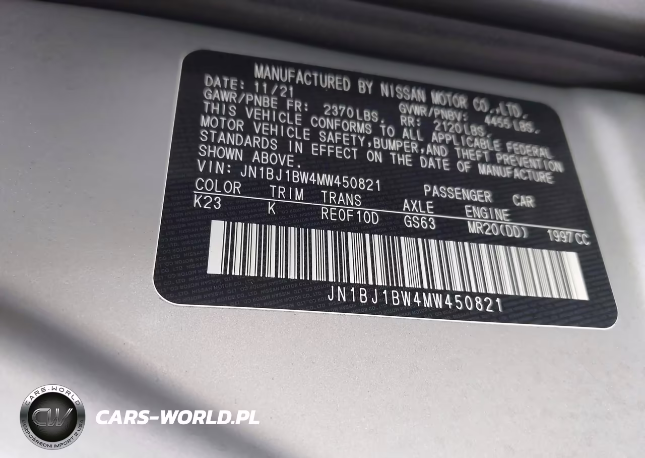 2021 Nissan Rogue Sport Sv Awd Xtronic Cvt VIN:JN1BJ1BW4MW450821 - 9