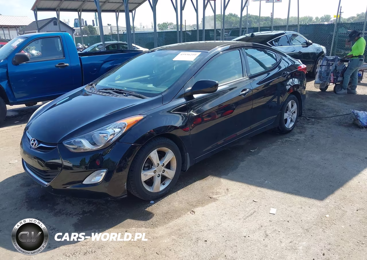 2013 Hyundai Elantra Gls VIN:5NPDH4AE9DH273698 - 2