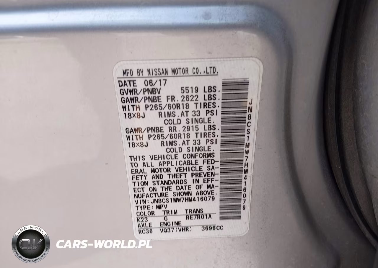 2017 Infiniti Qx70 VIN:JN8CS1MW7HM416079 - 9