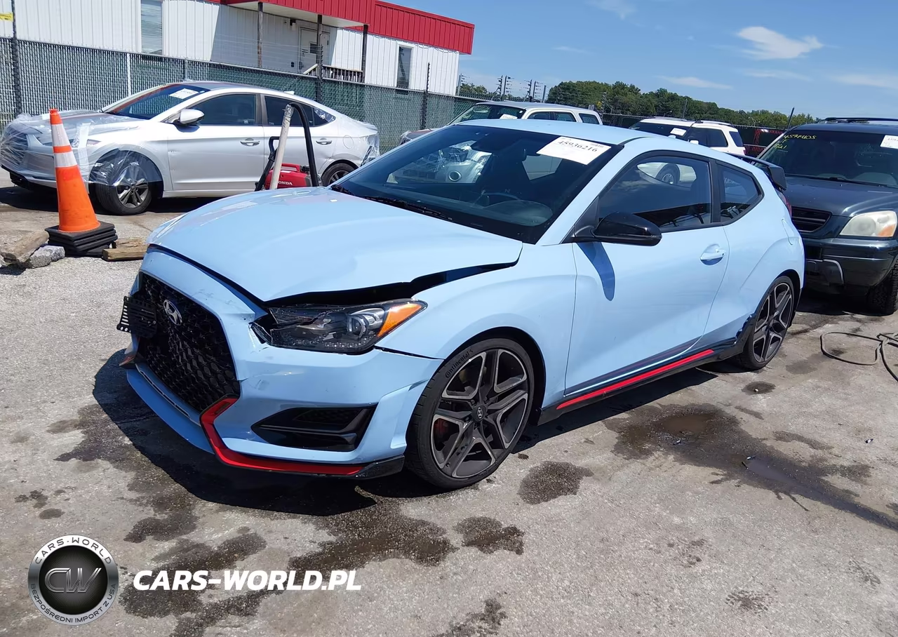 2022 Hyundai Veloster N VIN:KMHT36AH2NU015509 - 2