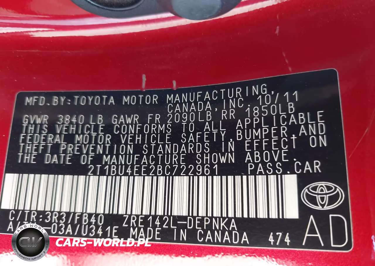 2011 Toyota Corolla Le VIN:2T1BU4EE2BC722961 - 9