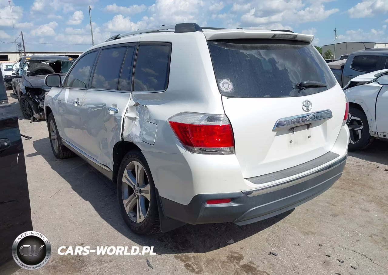 2012 Toyota Highlander Limited V6 VIN:5TDYK3EH4CS072284 - 3