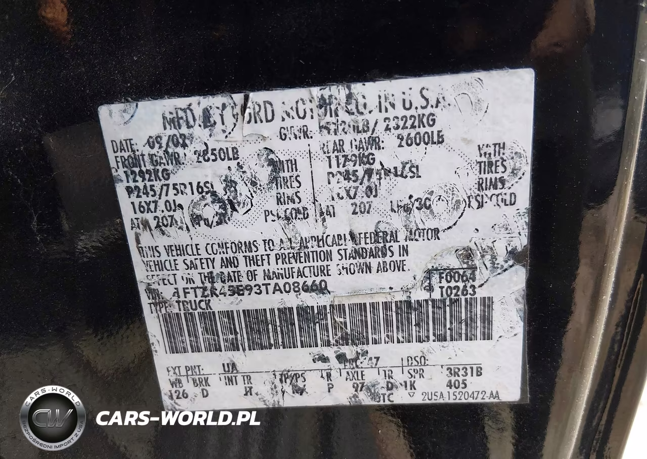 2003 Ford Ranger Edge-Xlt VIN:1FTZR45E93TA08660 - 9
