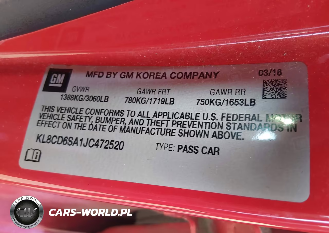 2018 Chevrolet Spark 1Lt Cvt VIN:KL8CD6SA1JC472520 - 9