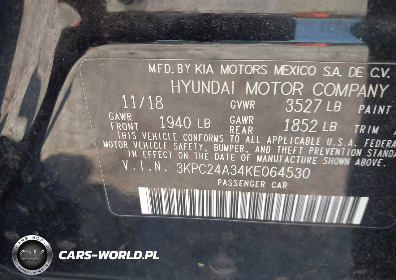 2019 Hyundai Accent Se VIN:3KPC24A34KE064530 - 9