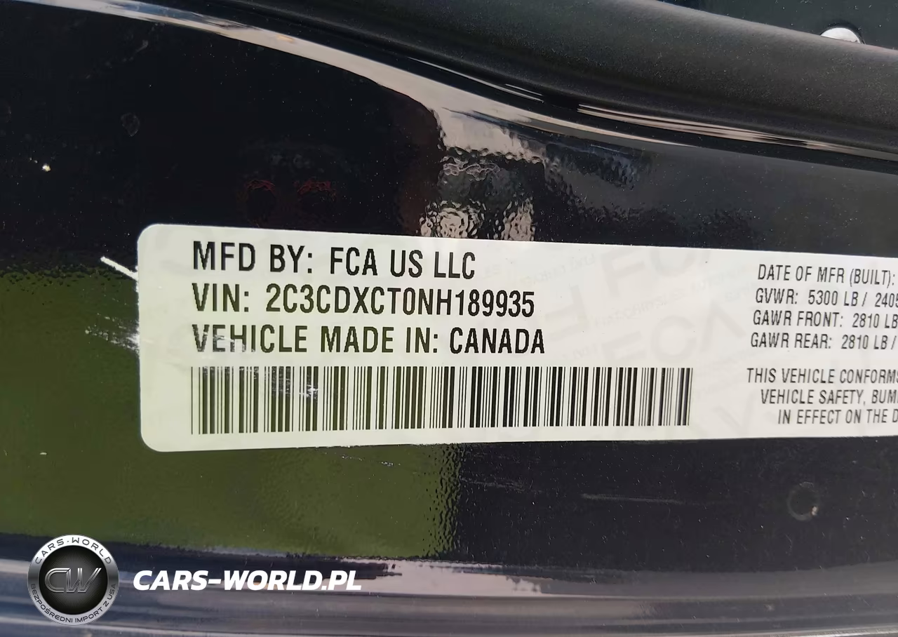 2022 Dodge Charger R-T VIN:2C3CDXCT0NH189935 - 9