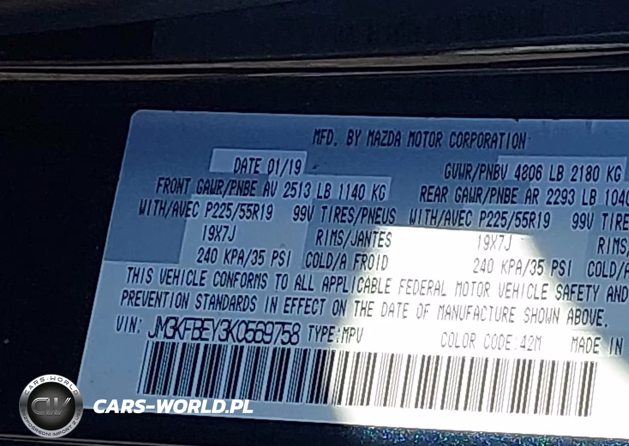 2019 Mazda Cx-5 Signature VIN:JM3KFBEY3K0569758 - 9