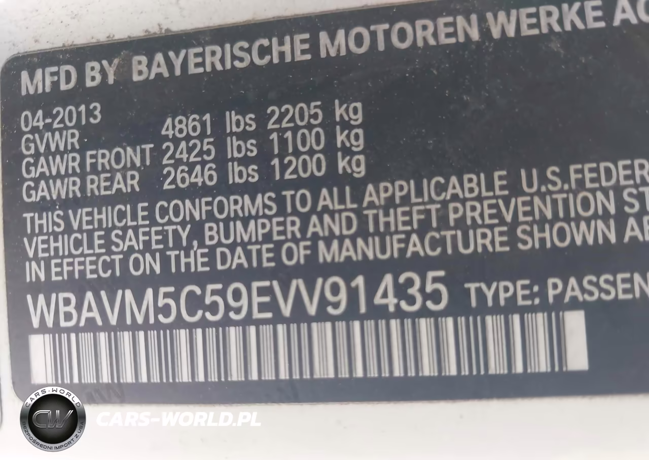 2014 BMW X1 xDrive35I VIN:WBAVM5C59EVV91435 - 9