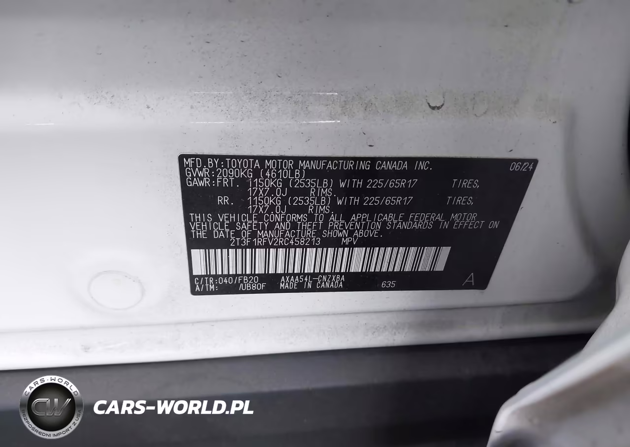 2024 Toyota Rav4 Le VIN:2T3F1RFV2RC458213 - 9