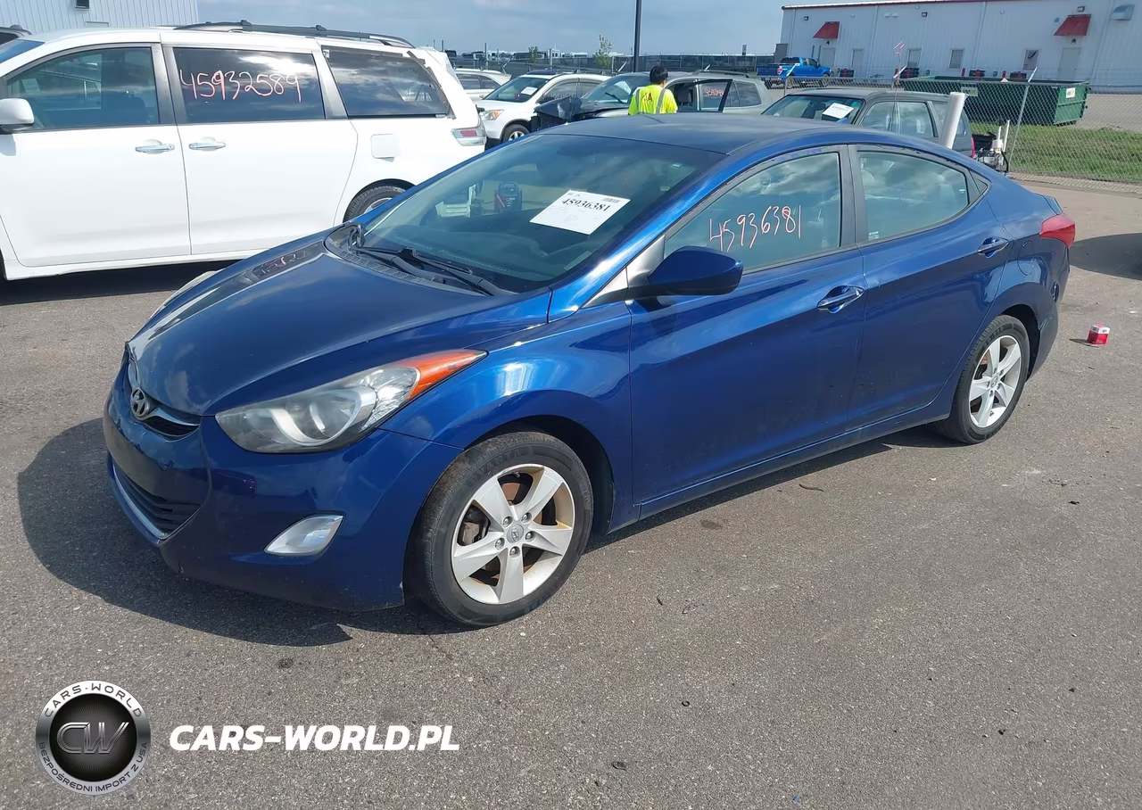2013 Hyundai Elantra Gls VIN:KMHDH4AE4DU877497 - 2
