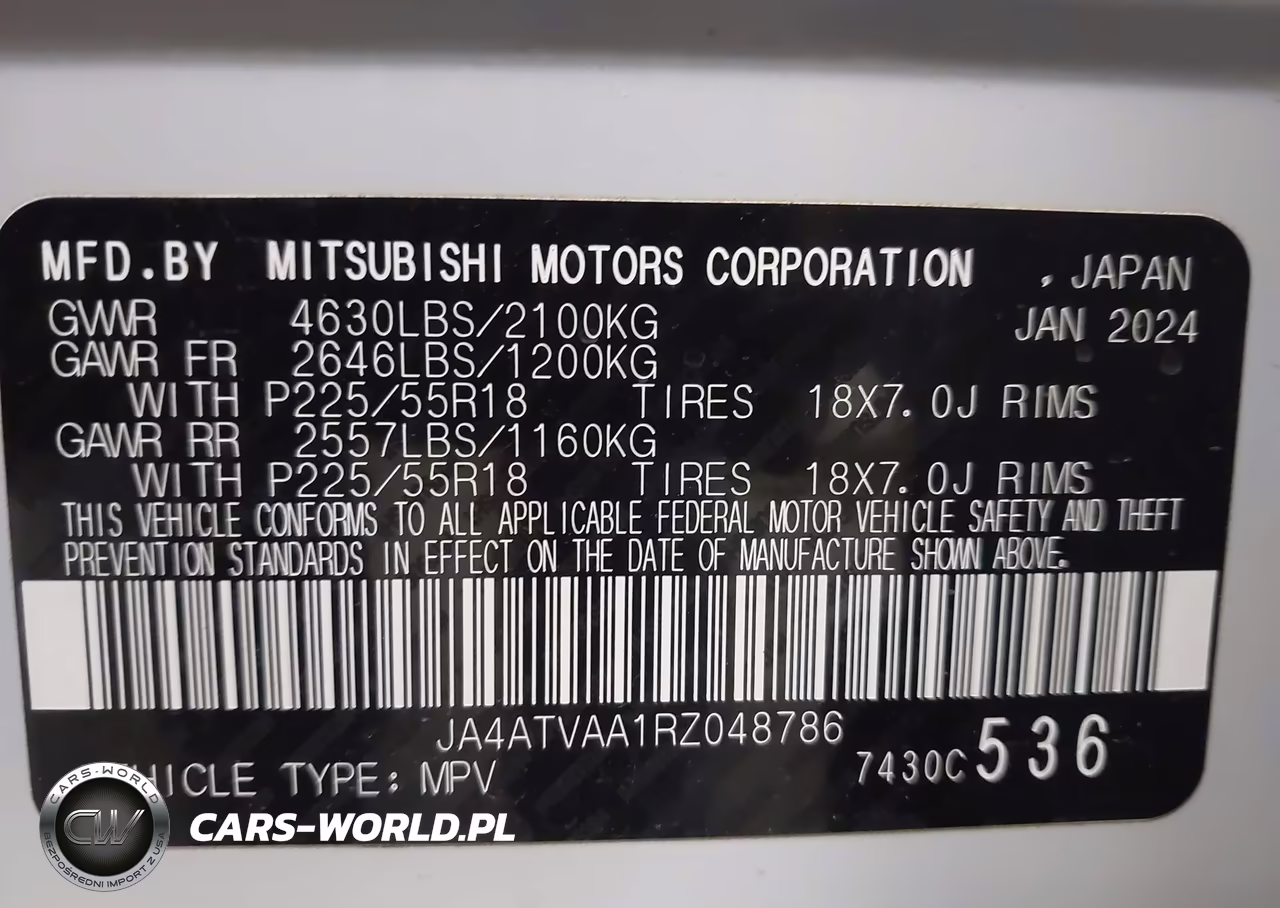 2024 Mitsubishi Eclipse Cross Ralliart S-Awc VIN:JA4ATVAA1RZ048786 - 9