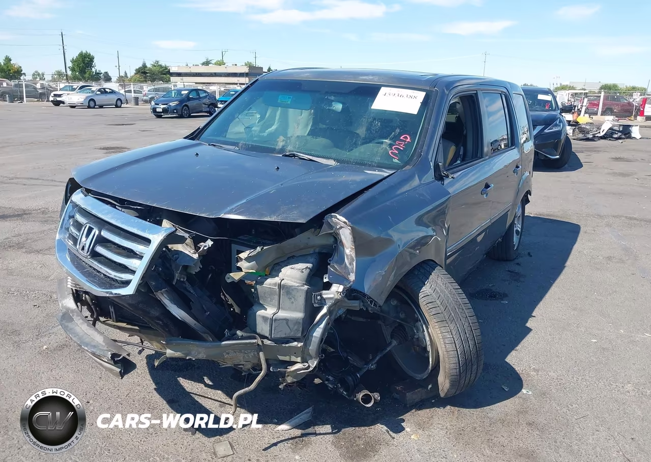 2013 Honda Pilot Ex-L VIN:5FNYF4H58DB052167 - 2