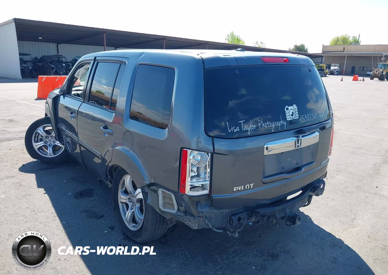 2013 Honda Pilot Ex-L VIN:5FNYF4H58DB052167 - 3