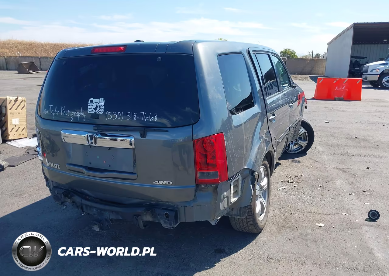 2013 Honda Pilot Ex-L VIN:5FNYF4H58DB052167 - 4