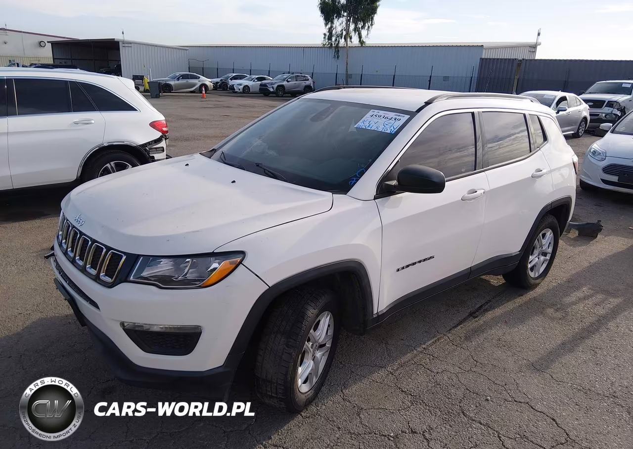 2019 Jeep Compass Sport Fwd VIN:3C4NJCAB8KT614661 - 2
