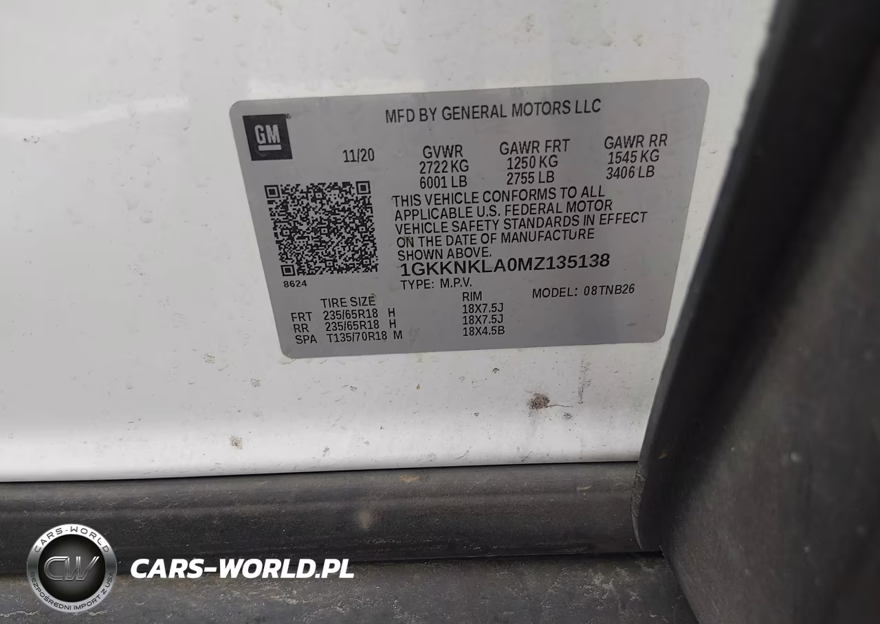 2021 GMC Acadia Fwd Sle VIN:1GKKNKLA0MZ135138 - 9