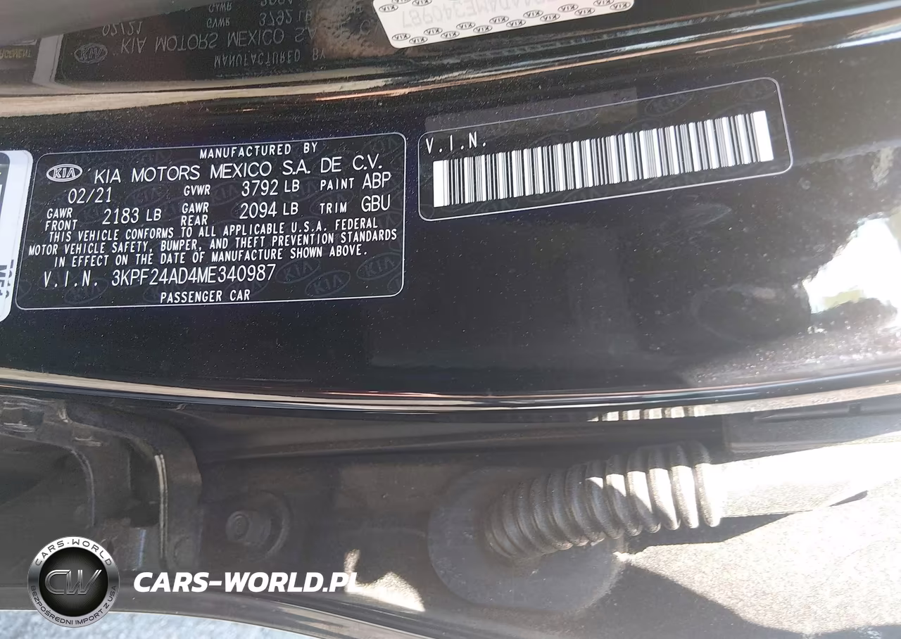 2021 Kia Forte Lxs VIN:3KPF24AD4ME340987 - 9