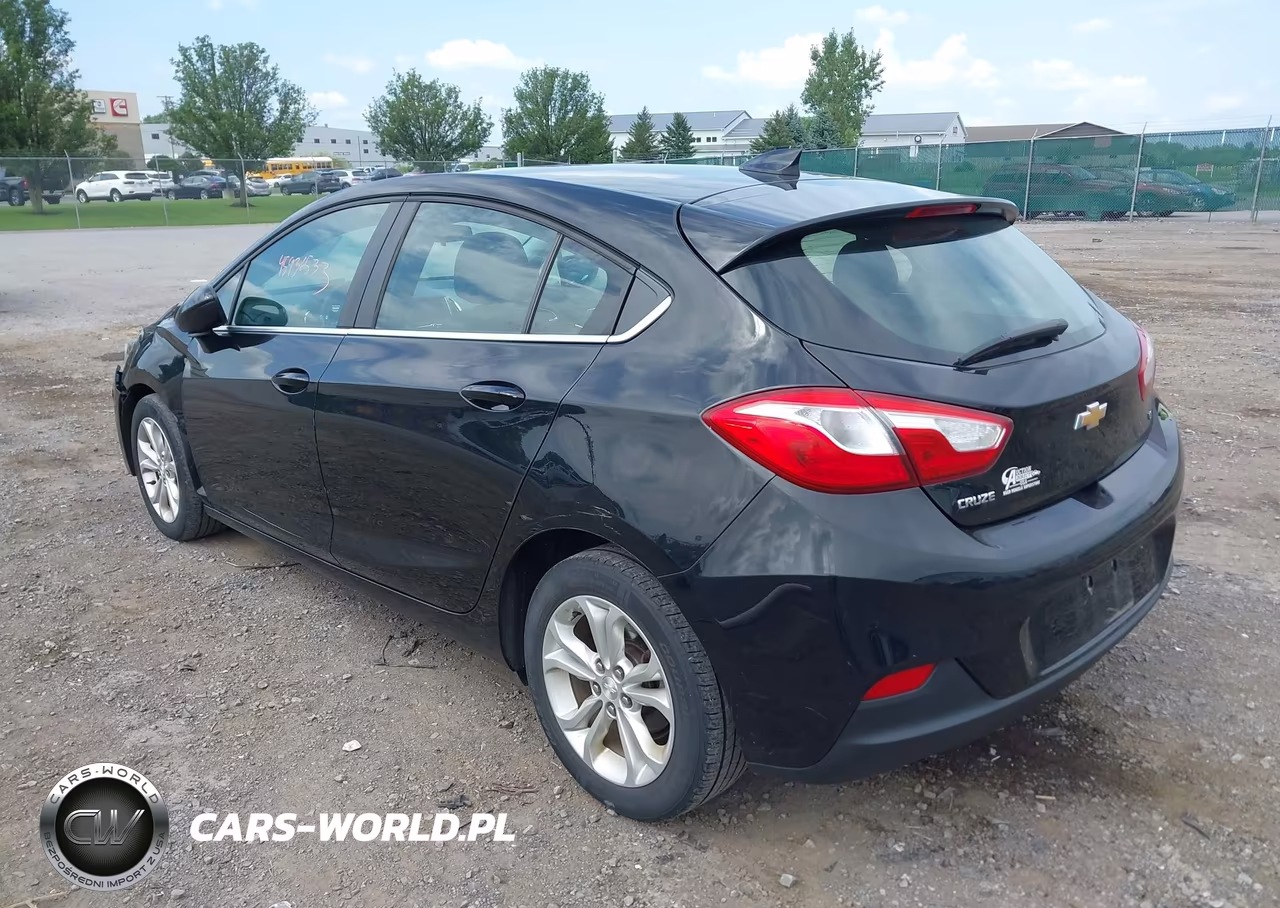 2019 Chevrolet Cruze Lt VIN:3G1BE6SM7KS573091 - 3
