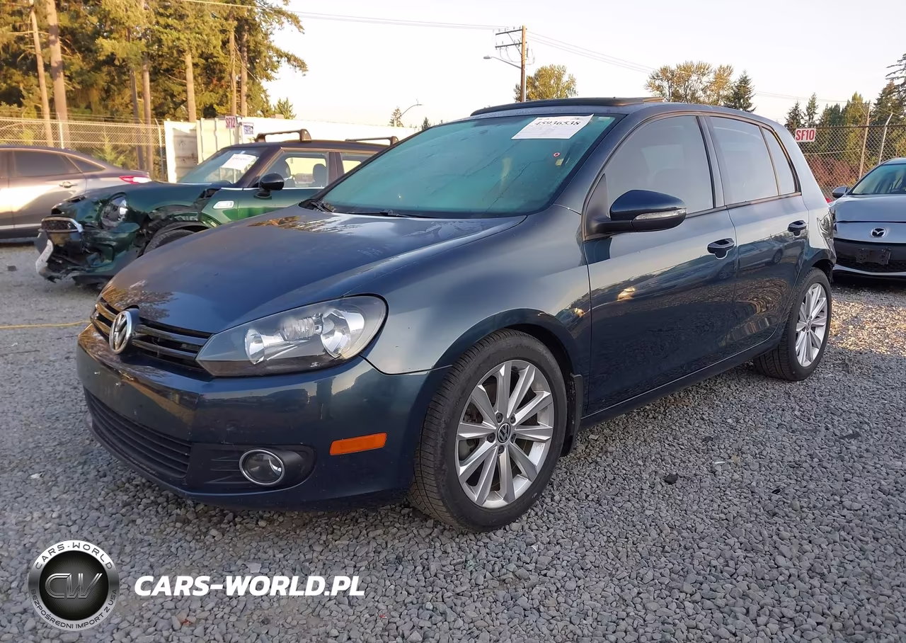 2012 Volkswagen Golf Tdi 4-Door VIN:WVWNM7AJ6CW251908 - 2