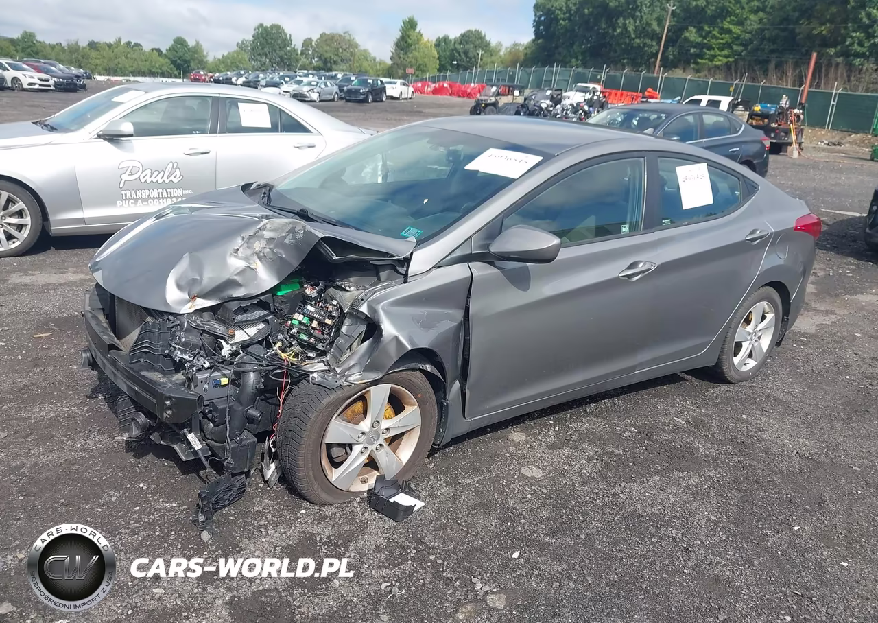 2013 Hyundai Elantra Gls VIN:5NPDH4AE9DH336542 - 2