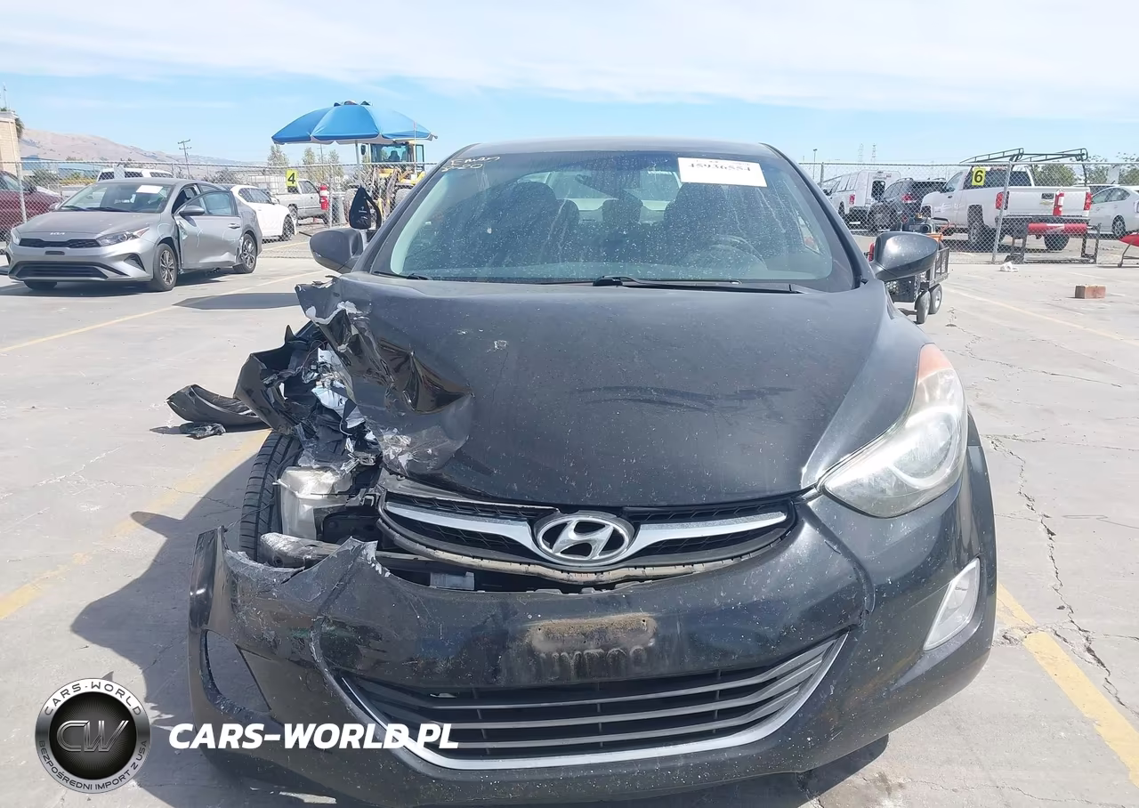 2012 Hyundai Elantra Gls VIN:5NPDH4AE0CH090642 - 13