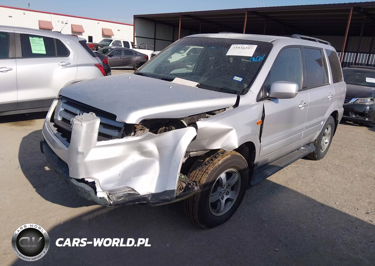 2008 Honda Pilot Ex-L VIN:5FNYF18788B037173 - 2