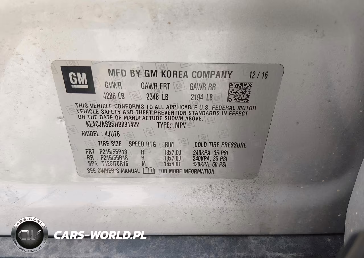 2017 Buick Encore Preferred VIN:KL4CJASB5HB091422 - 9
