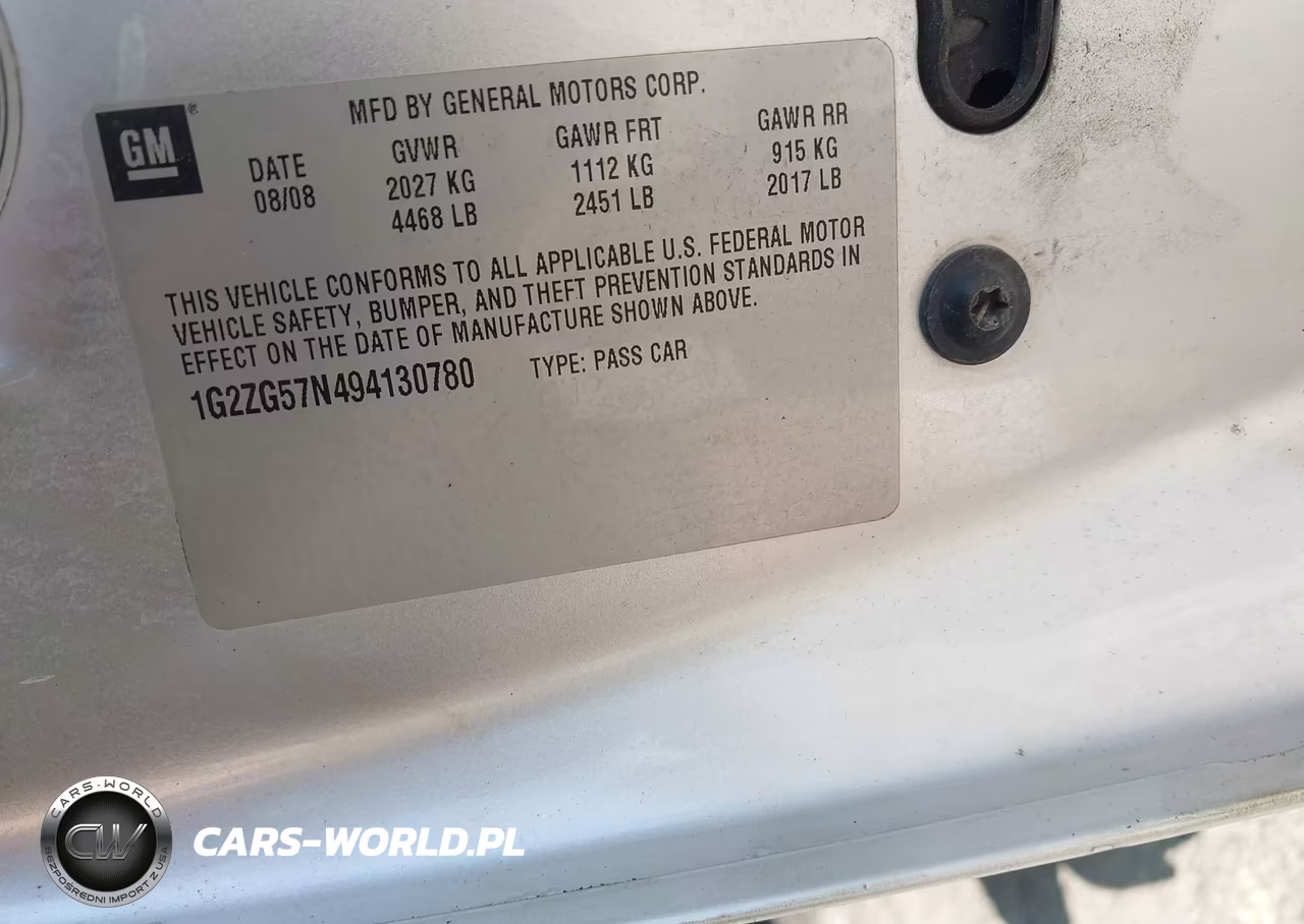 2009 Pontiac G6 VIN:1G2ZG57N494130780 - 9