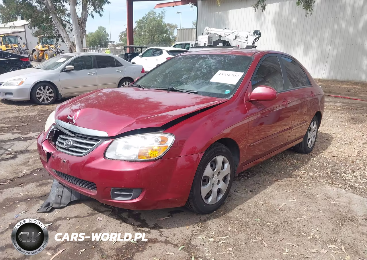 2007 Kia Spectra Ex VIN:KNAFE121975439327 - 2
