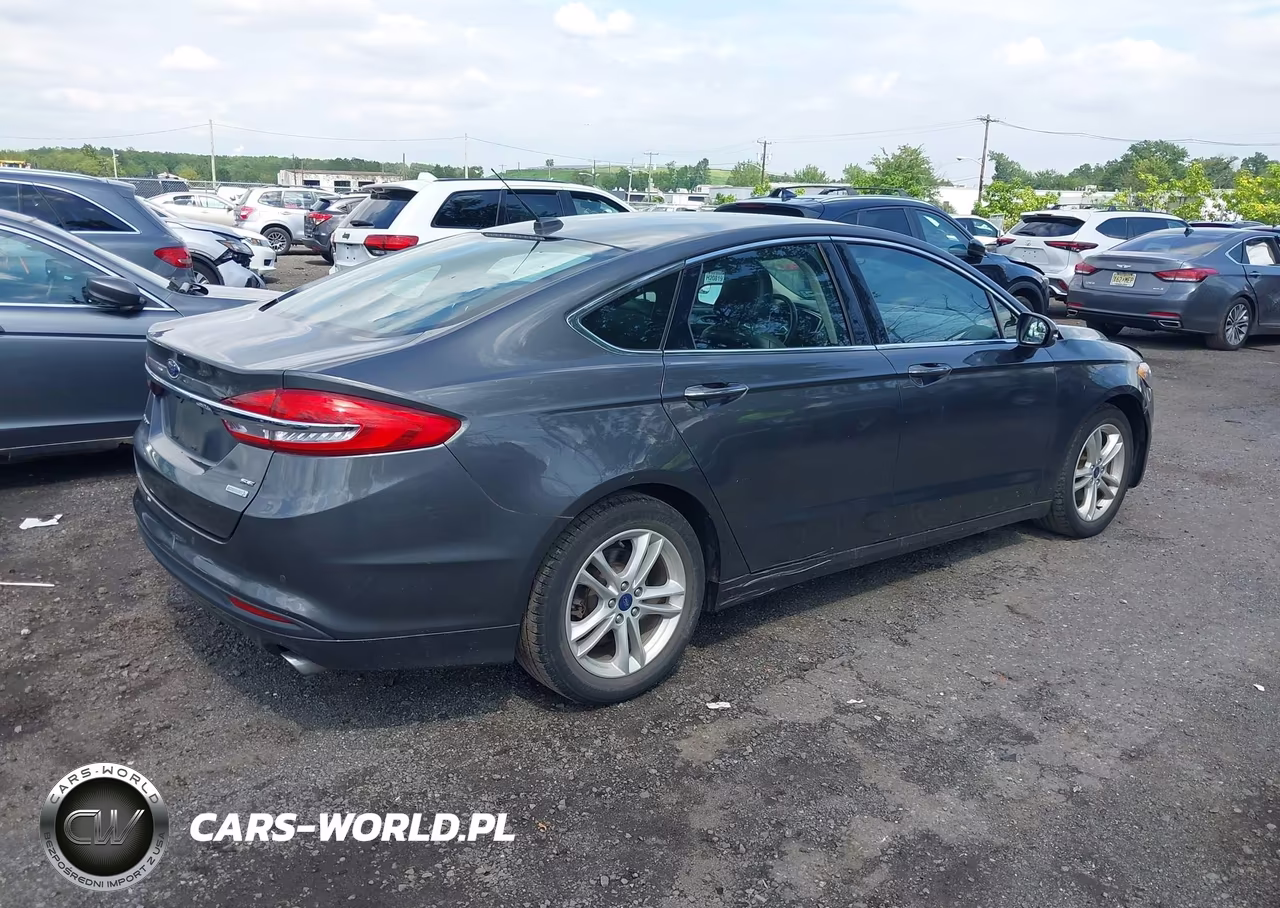 2018 Ford Fusion Se VIN:3FA6P0HD1JR283030 - 4
