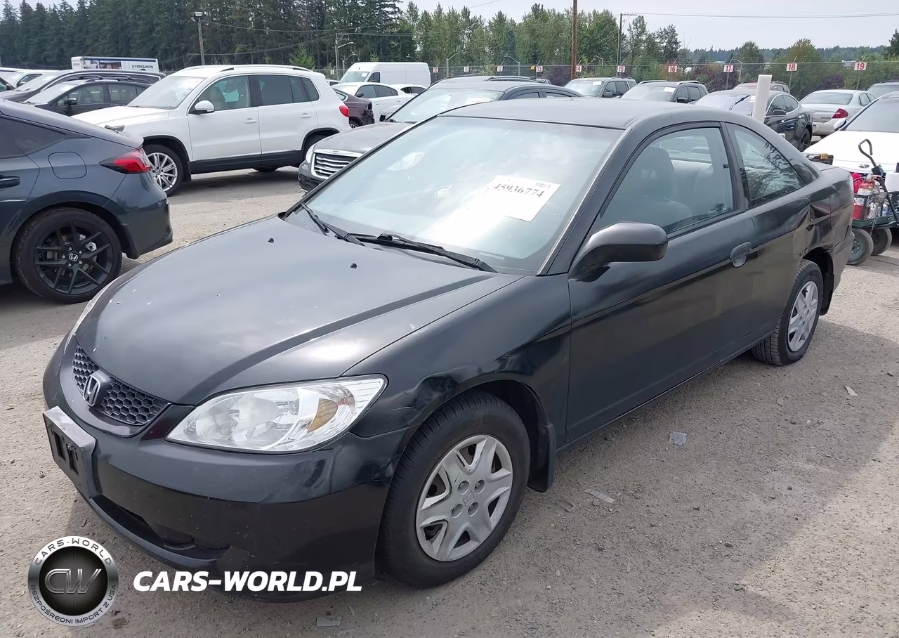 2004 Honda Civic Vp VIN:1HGEM21184L027305 - 2