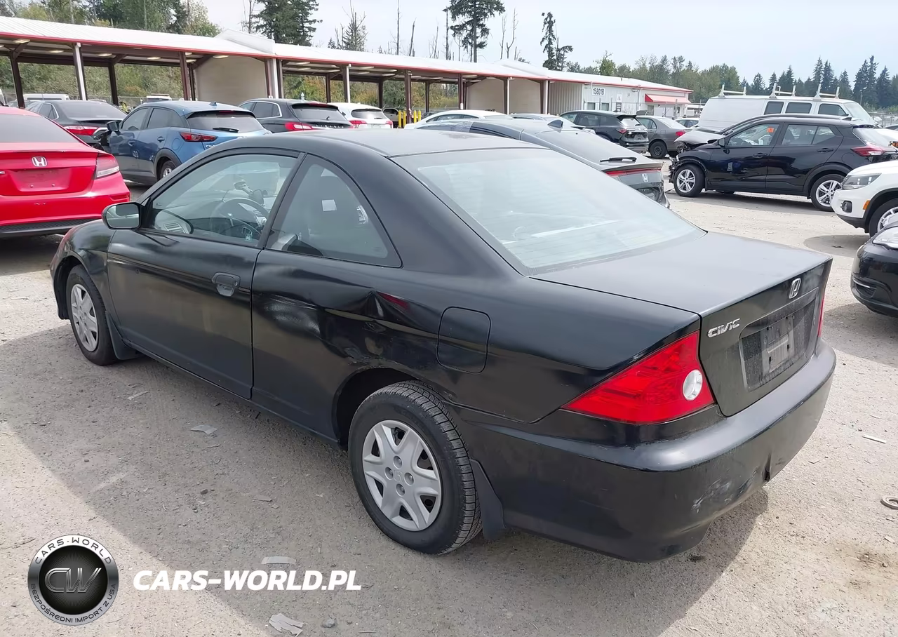 2004 Honda Civic Vp VIN:1HGEM21184L027305 - 3