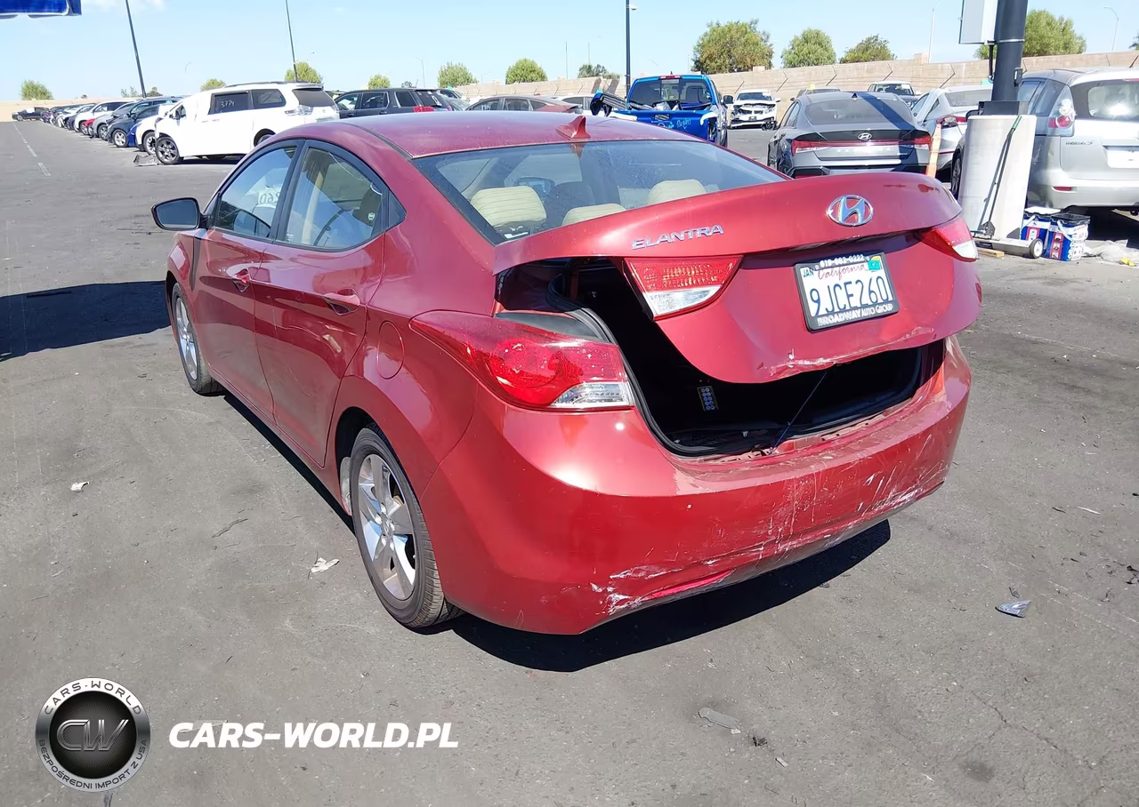 2012 Hyundai Elantra Gls (Ulsan Plant) VIN:KMHDH4AEXCU359859 - 3