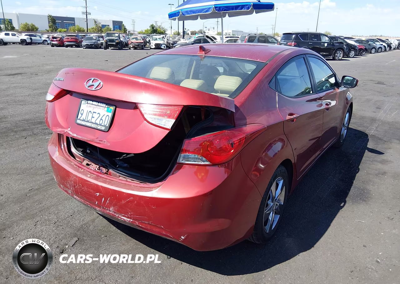 2012 Hyundai Elantra Gls (Ulsan Plant) VIN:KMHDH4AEXCU359859 - 4