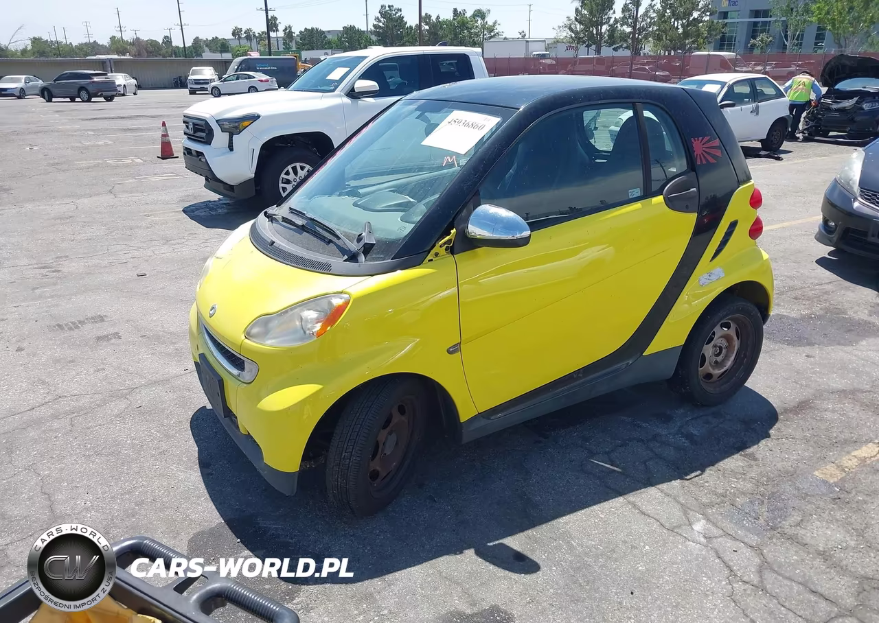 2010 Smart Fortwo Passion-Pure VIN:WMEEJ3BA7AK363641 - 2