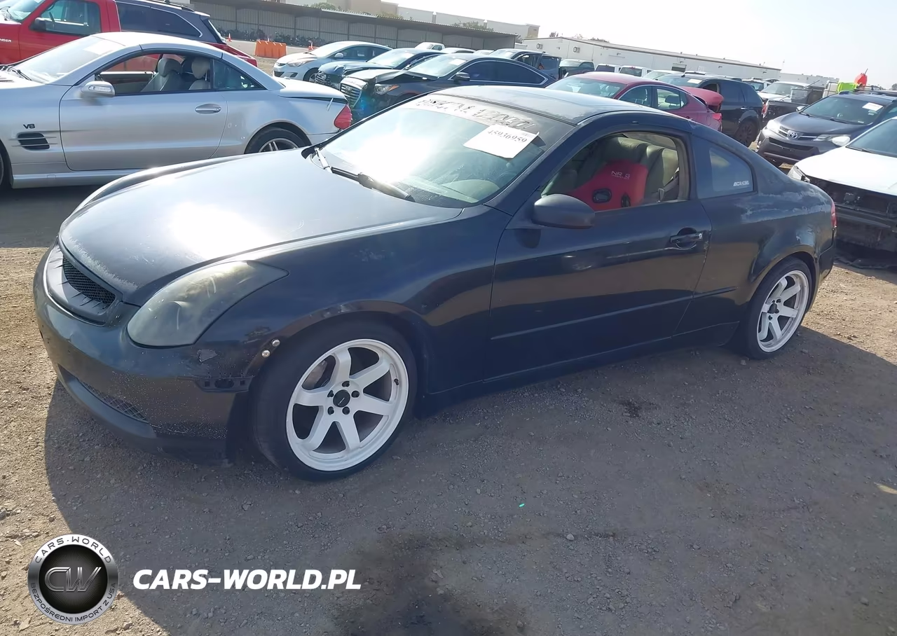 2003 Infiniti G35 Base W-6 Speed Manual VIN:JNKCV54E03M208957 - 2