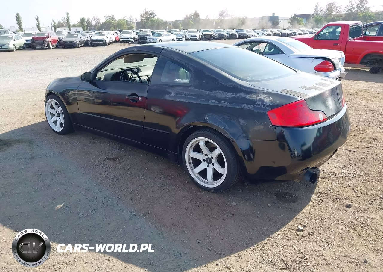 2003 Infiniti G35 Base W-6 Speed Manual VIN:JNKCV54E03M208957 - 3