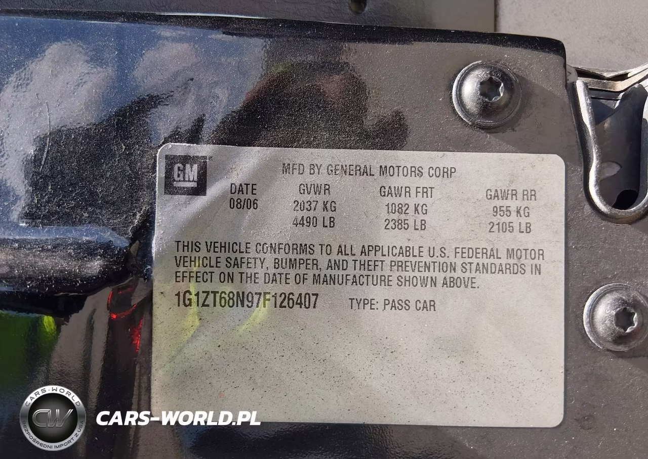 2007 Chevrolet Malibu Maxx Lt VIN:1G1ZT68N97F126407 - 9