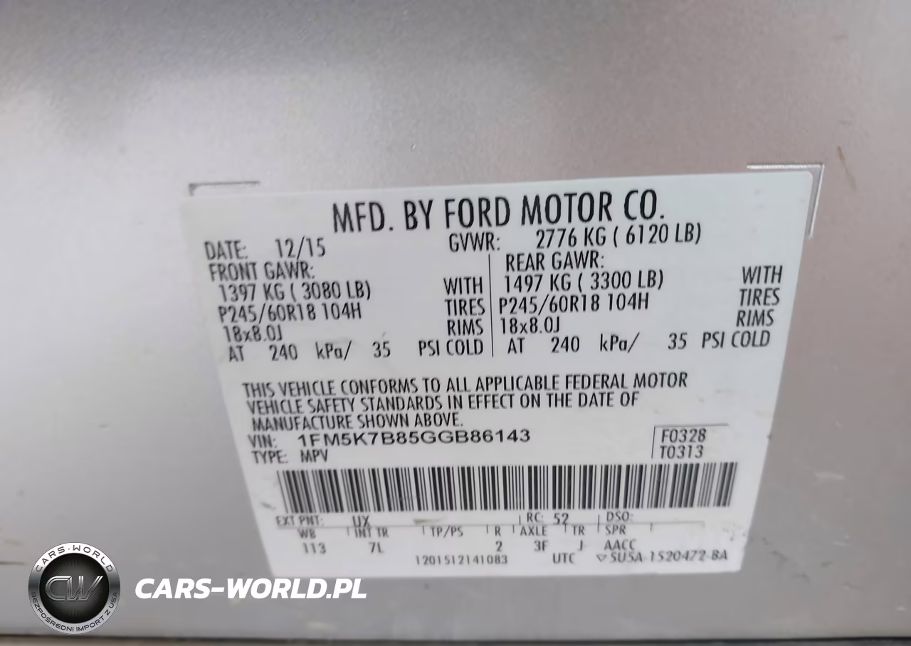 2016 Ford Explorer VIN:1FM5K7B85GGB86143 - 9