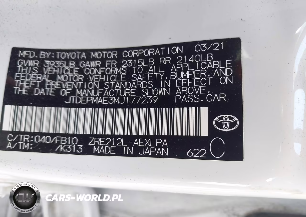2021 Toyota Corolla Le VIN:JTDEPMAE3MJ177239 - 9