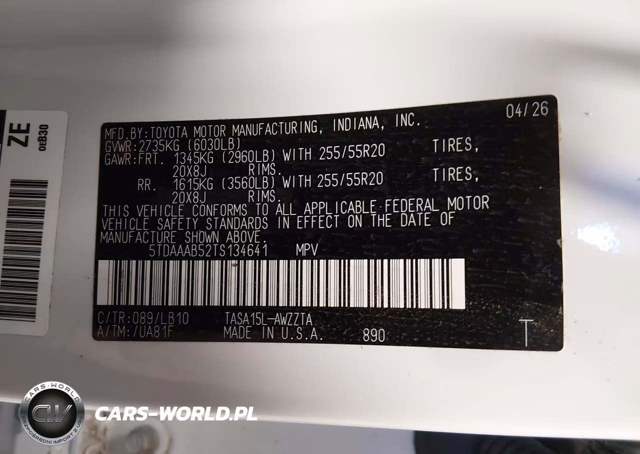 2026 Toyota Grand Highlander Platinum VIN:5TDAAAB52TS134641 - 9