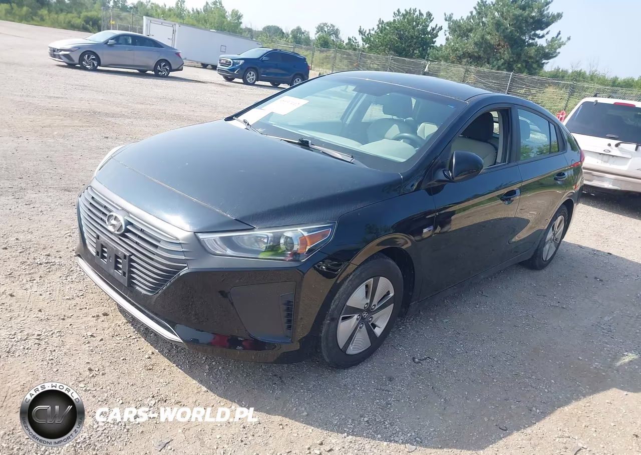 2017 Hyundai Ioniq Hybrid Blue VIN:KMHC65LC1HU056351 - 2