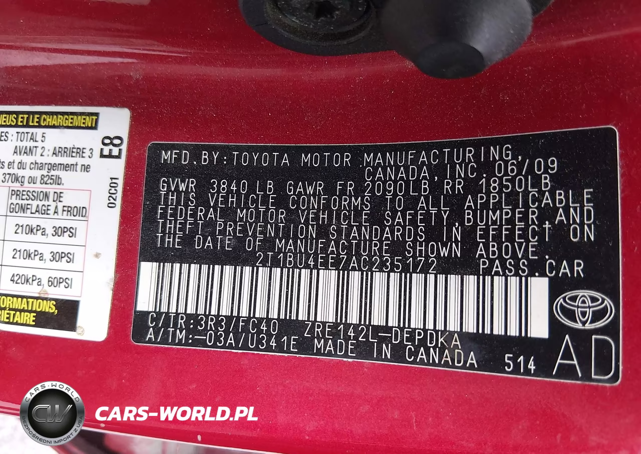 2010 Toyota Corolla Le VIN:2T1BU4EE7AC235172 - 9